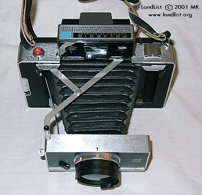 Portrait Kit substitute mounted on a 195.  Note electrical tape holding filter in place.