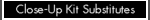 (Close-Up Kit Substitutes) 